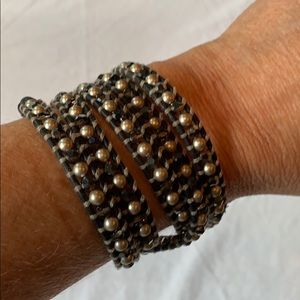 Chan Luu 5 Wrap Leather Bracelet